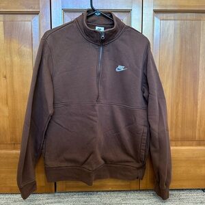 brown nike sweatshirt